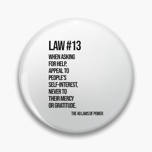Item preview, Law 13 Poster – 48 Laws of Power designed and sold by Enea Kelo.
