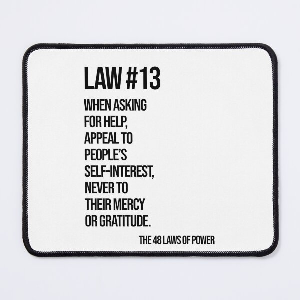 Item preview, Law 13 Poster – 48 Laws of Power designed and sold by Enea Kelo.