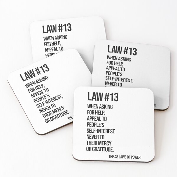 Item preview, Law 13 Poster – 48 Laws of Power designed and sold by Enea Kelo.