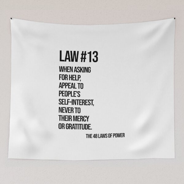 Item preview, Law 13 Poster – 48 Laws of Power designed and sold by Enea Kelo.