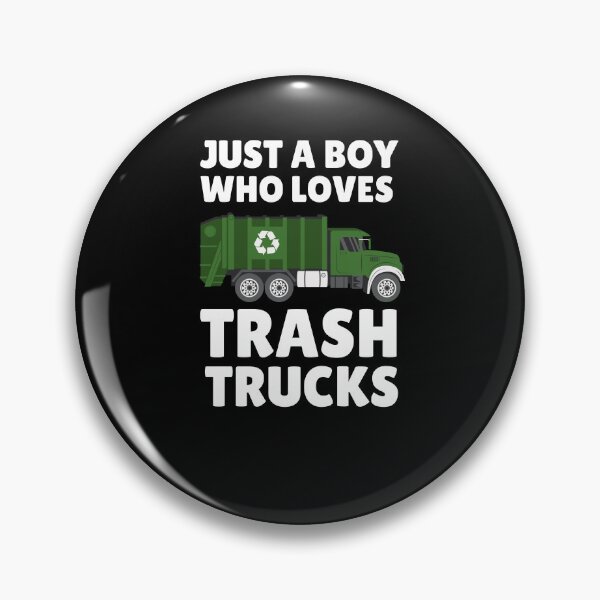 Item preview, Just a boy who loves trash trucks designed and sold by Str8like dattshirts.