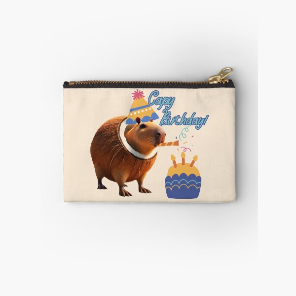 Item preview, Capy Birthday – Capibarello Cocossini Coconut Capybara Meme Design designed and sold by EmeraldeaArt.