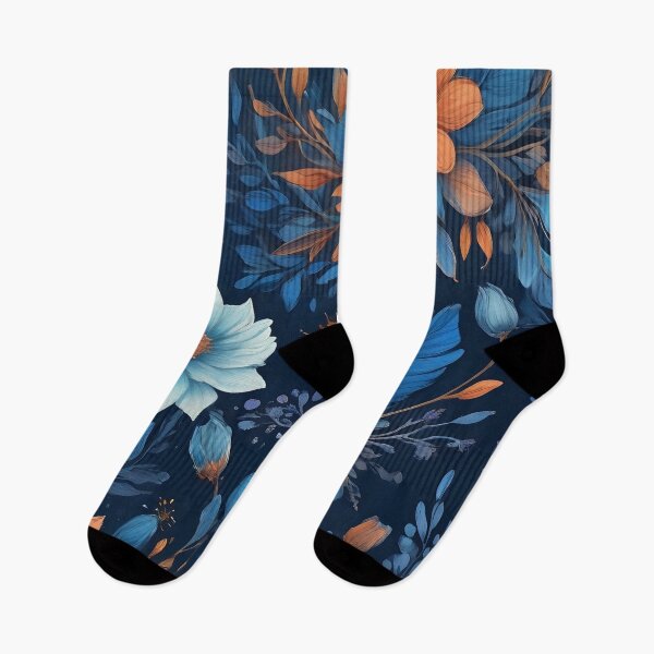 Item preview, Embers and Petals in Blue Twilight designed and sold by Celestial Nomad.