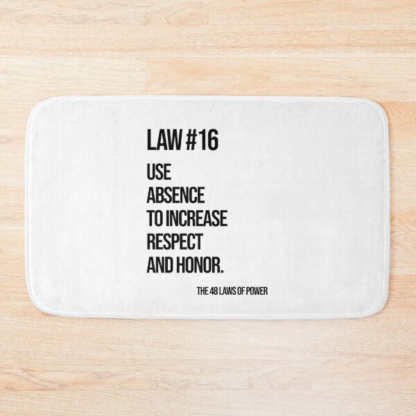 Item preview, Law 16 Poster – 48 Laws of Power designed and sold by Enea Kelo.