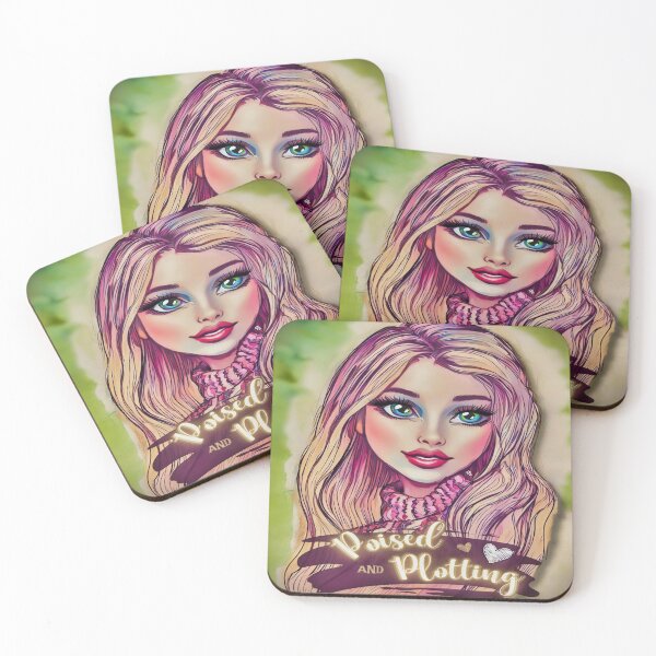 Item preview, Poised and Plotting Pop Art Portrait designed and sold by gleefulme.