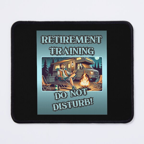Item preview, Retirement Training – Campervan Campfire Vibes Boy Funny T-Shirt designed and sold by Manic Merch Designs.