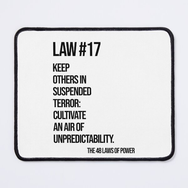Item preview, Law 17 Poster – 48 Laws of Power designed and sold by Enea Kelo.