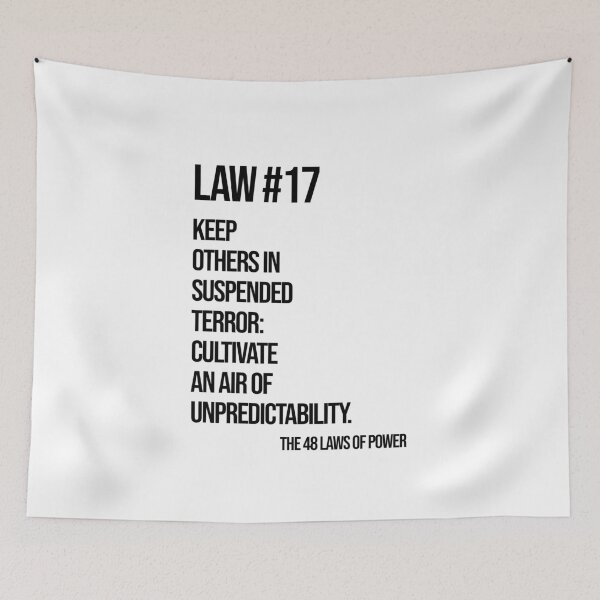 Item preview, Law 17 Poster – 48 Laws of Power designed and sold by Enea Kelo.
