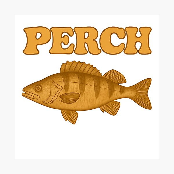 Item preview, Perch Fish - Awesome Fishing Gift  designed and sold by Galvanized.