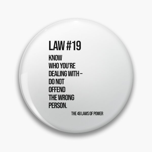 Item preview, Law 19 Poster – 48 Laws of Power designed and sold by Enea Kelo.