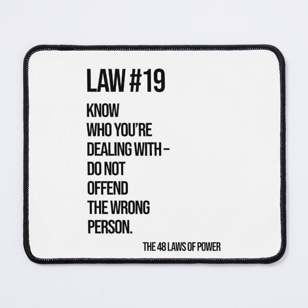 Item preview, Law 19 Poster – 48 Laws of Power designed and sold by Enea Kelo.
