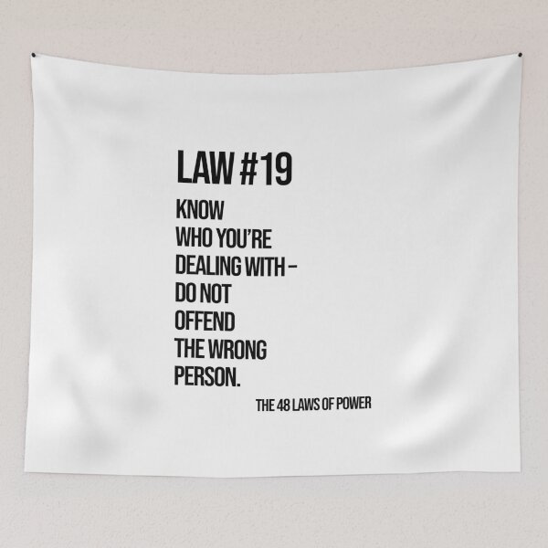Item preview, Law 19 Poster – 48 Laws of Power designed and sold by Enea Kelo.