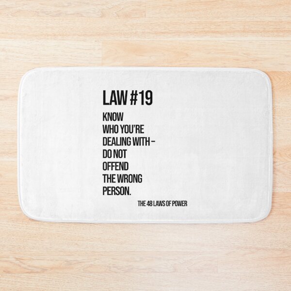Item preview, Law 19 Poster – 48 Laws of Power designed and sold by Enea Kelo.