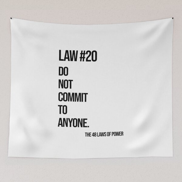 Item preview, Law 20 Poster – 48 Laws of Power designed and sold by Enea Kelo.