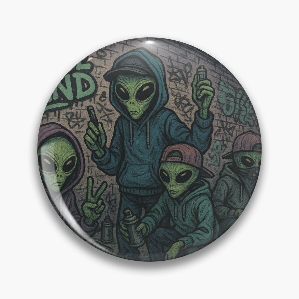 Item preview, Graffiti aliens designed and sold by Jonsovski.