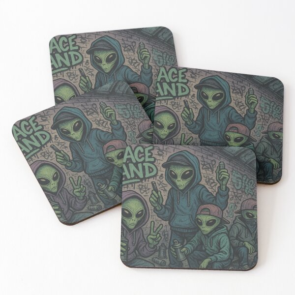 Item preview, Graffiti aliens designed and sold by Jonsovski.