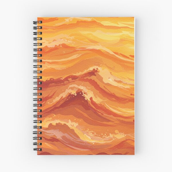 Item preview, Warm Waves Pattern Golden Sunset designed and sold by JonelleTshirts.