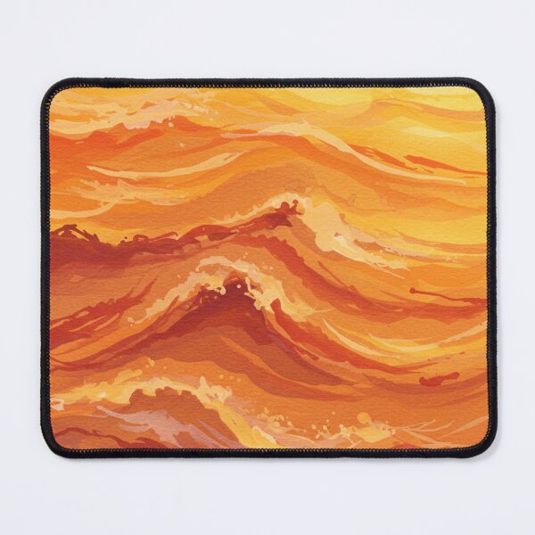 Item preview, Warm Waves Pattern Golden Sunset designed and sold by JonelleTshirts.