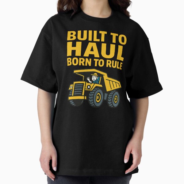 Item preview, Big Mining Truck Cartoon Born to Rule designed and sold by Virelo.