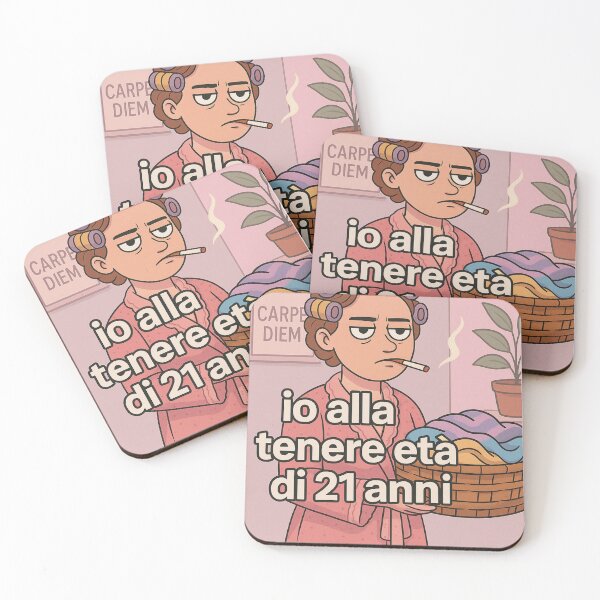 Item preview, Io alla tenera età di 21 anni – ironia domestica designed and sold by IroniaeCo.