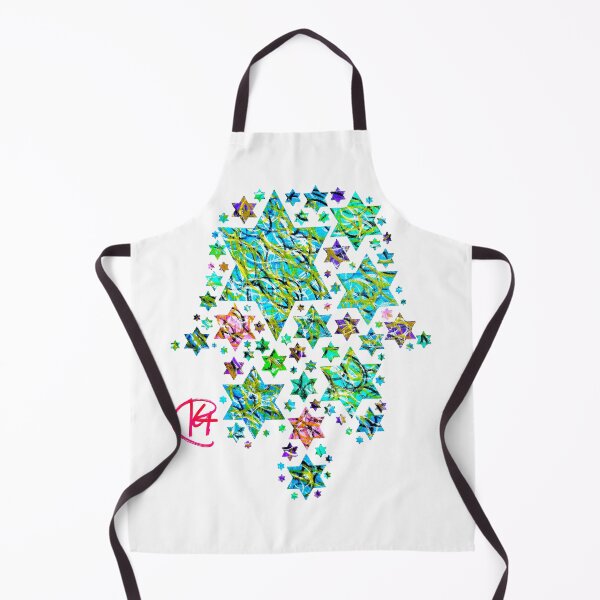 Item preview, Hamsa of Jewish Stars Art designed and sold by Kalli Taub Art.