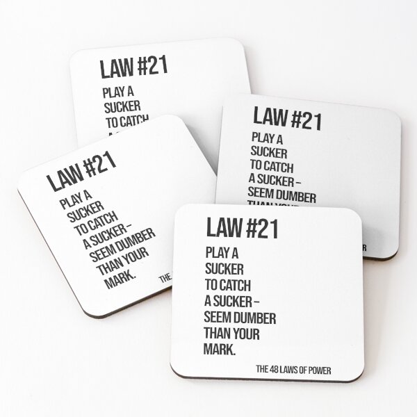 Item preview, Law 21 Poster – 48 Laws of Power designed and sold by Enea Kelo.