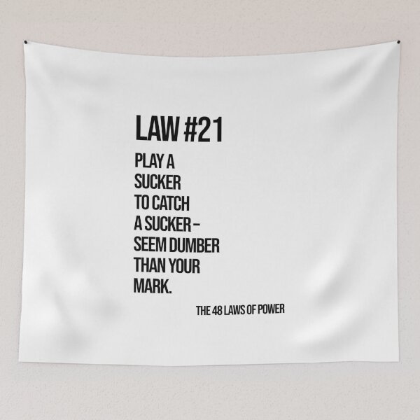 Item preview, Law 21 Poster – 48 Laws of Power designed and sold by Enea Kelo.