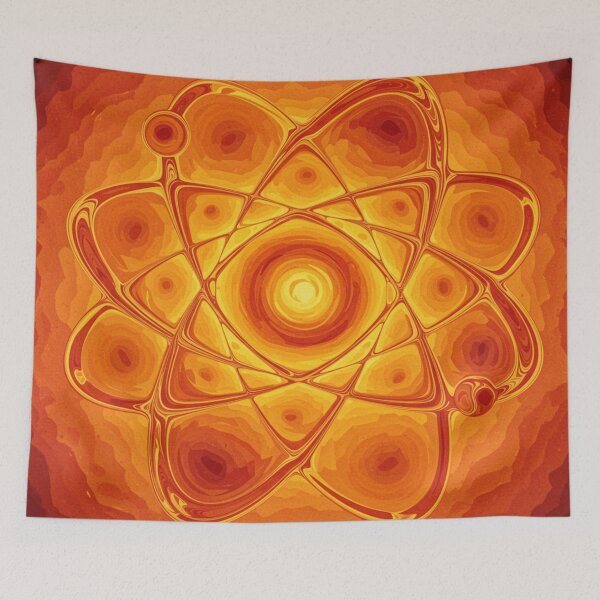 Item preview, Cosmic Atom Vibrant Energy, abstract designed and sold by JonelleTshirts.