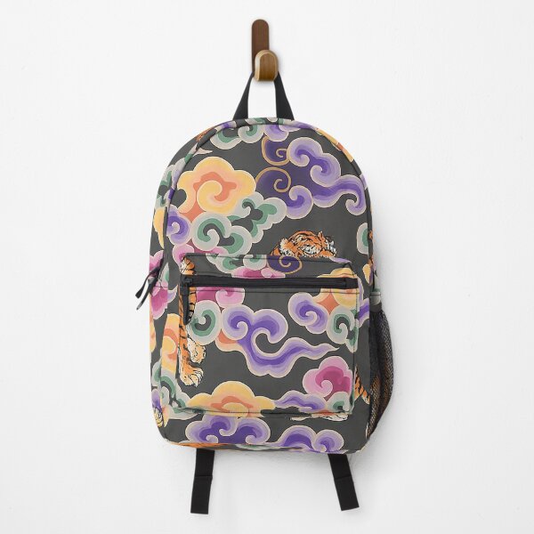 Item preview, Oriental Tiger and Clouds Pattern – Bold Mythical Design designed and sold by weirdfishes123.