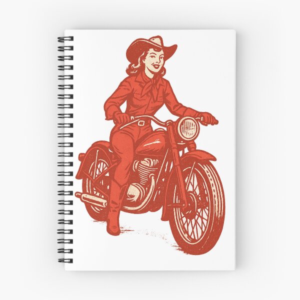 Artikelvorschau, Motorrad Cowgirl Vintage entworfen und verkauft von OnlyTheWest.