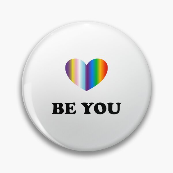 Item preview, Be You LGBTQ Inclusive Rainbow Heart Pride Month designed and sold by Inspirationmotivation.