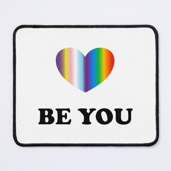 Item preview, Be You LGBTQ Inclusive Rainbow Heart Pride Month designed and sold by Inspirationmotivation.