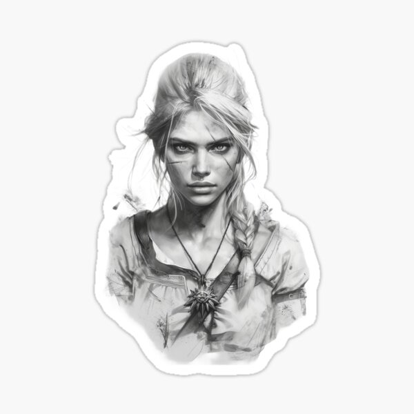 Item preview, Ciri - The Witcher designed and sold by TrinketsOddsandEndsEmporium.