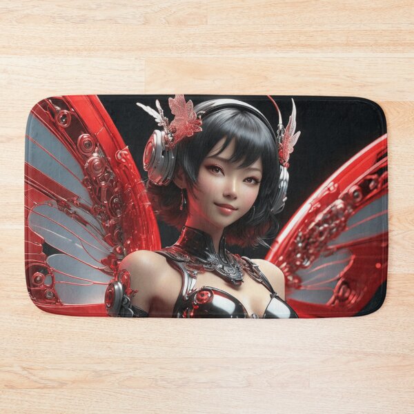 Item preview, Cyborg Angel In Black designed and sold by NoraRoseArts.