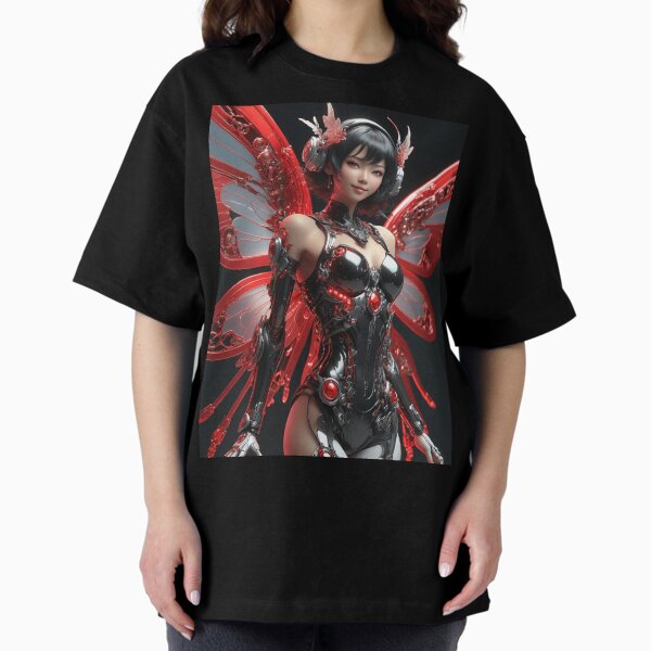Item preview, Cyborg Angel In Black designed and sold by NoraRoseArts.