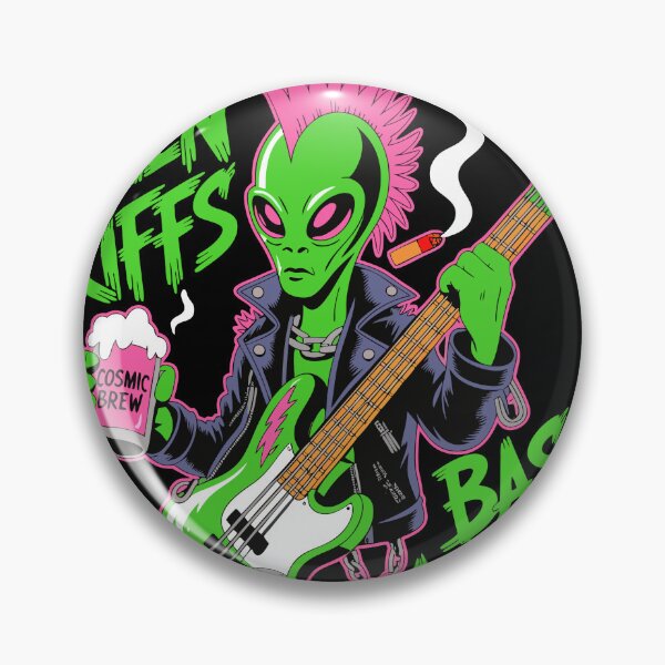 Item preview, punk alien designed and sold by Kraneo-shop.