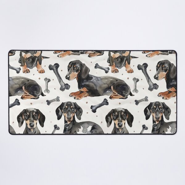 Item preview, Dachshunds - Black & Tan  designed and sold by Bichon Boutique.