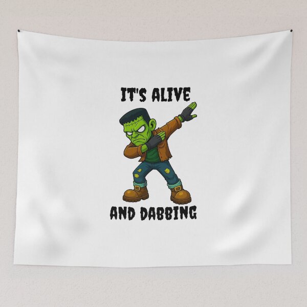 Item preview, Stitched Monster is alive and dabs for Halloween designed and sold by HandicraftArt.