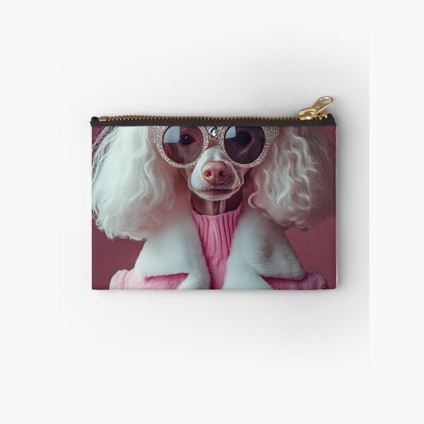 Item preview, Fashionable Poodle in Oversized Sunglasses Glamour designed and sold by Artessie.