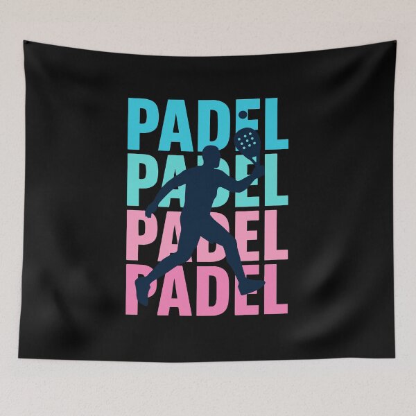 Item preview, Padel/ tennis fan/ sports/ Padel Passion - Colorful Padel Tennis Silhouette Design designed and sold by Krasnovaovaova.