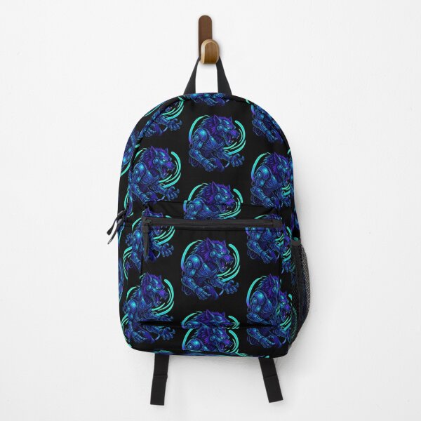 Item preview, Neon Cyber Wolf – Y2K Beast Mode Activated designed and sold by Design_Your_Day.