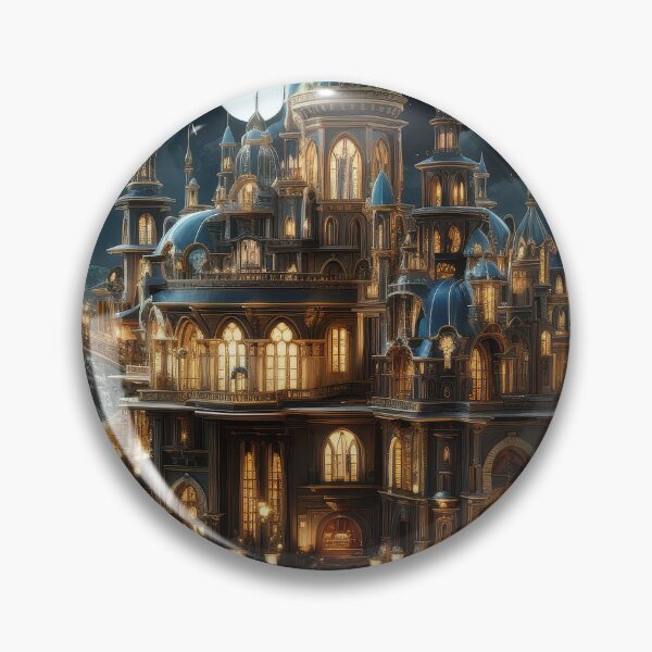 Item preview, A magical steampunk city in a massive glass spacecity designed and sold by DSAHART.
