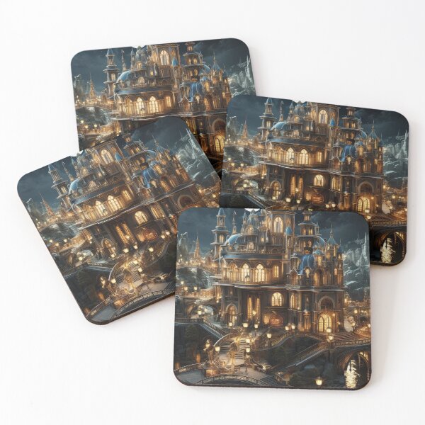 Item preview, A magical steampunk city in a massive glass spacecity designed and sold by DSAHART.
