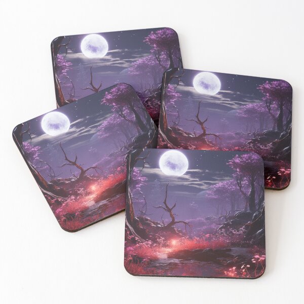 Item preview, A magical forest in the night designed and sold by DSAHART.