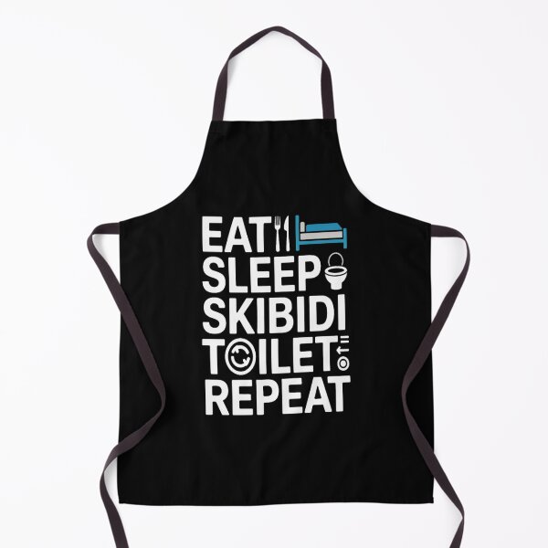 Item preview, Eat Sleep Skibidi Toilet Repeat Funny Meme Tee designed and sold by stickercuffs.