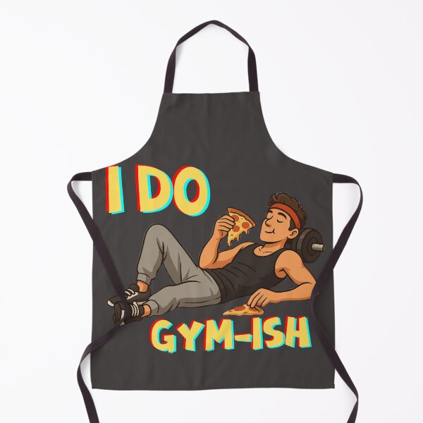 Item preview, I Do Gym-ish – Funny Workout Design designed and sold by KnockoutCustomPrint.