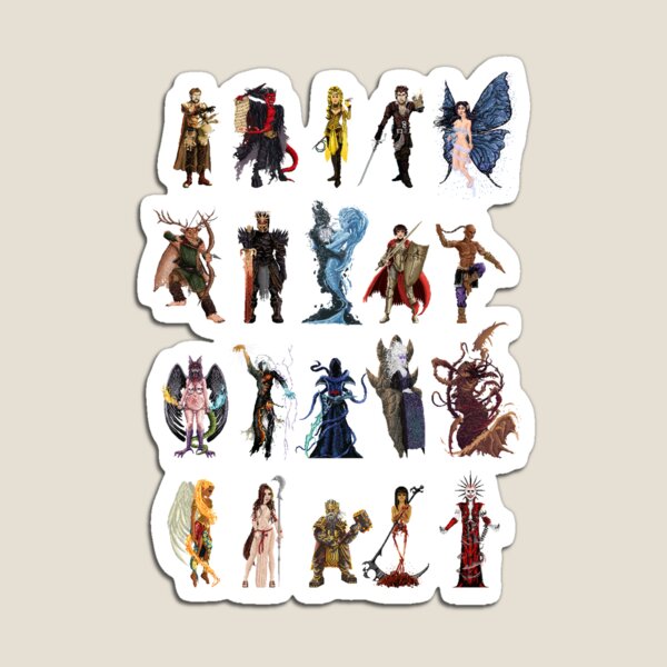 Golarion Gods Magnet