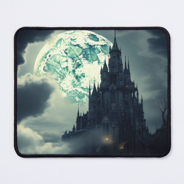 Item preview, A gothic castle on a mountain top designed and sold by DSAHART.