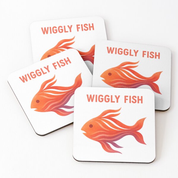 Item preview, Wiggly Fish – Sunset Flow Edition designed and sold by ALITOPRINCE.