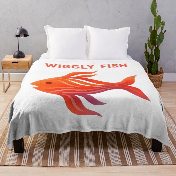 Item preview, Wiggly Fish – Sunset Flow Edition designed and sold by ALITOPRINCE.